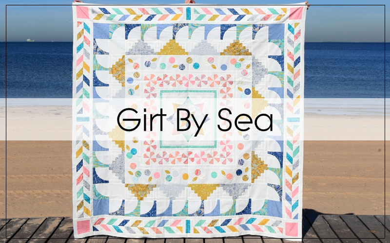 Girt By Sea A Modern Medallion Quilt Pattern Blossom Heart Quilts