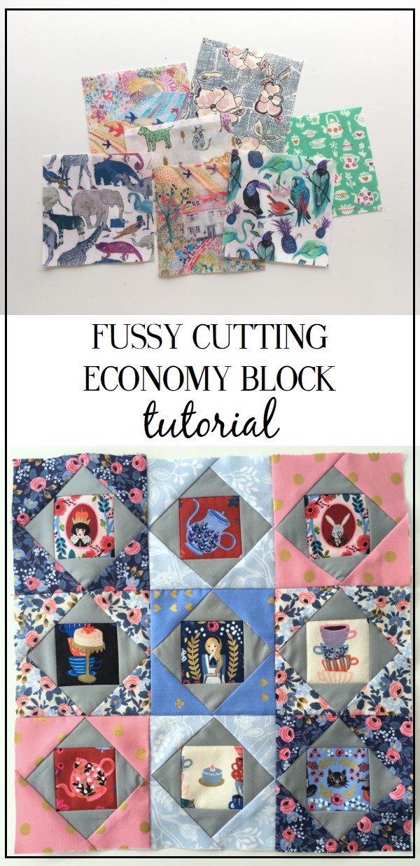 Fussy Cutting Tutorial 4 Economy Block Pattern Blossom Heart Quilts