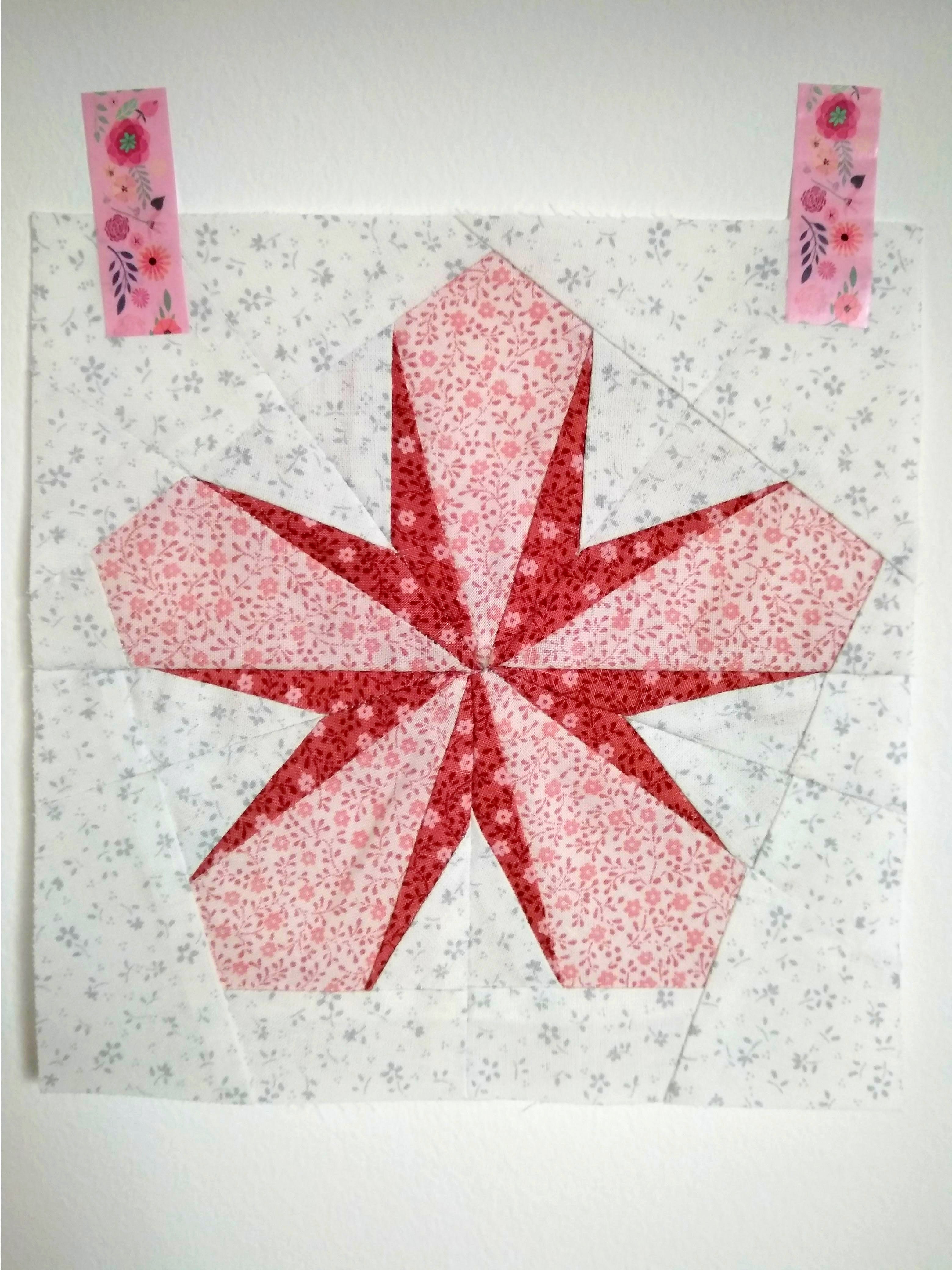 Pattern Release Sakura A Cherry Blossom Quilt Block Blossom Heart Quilts