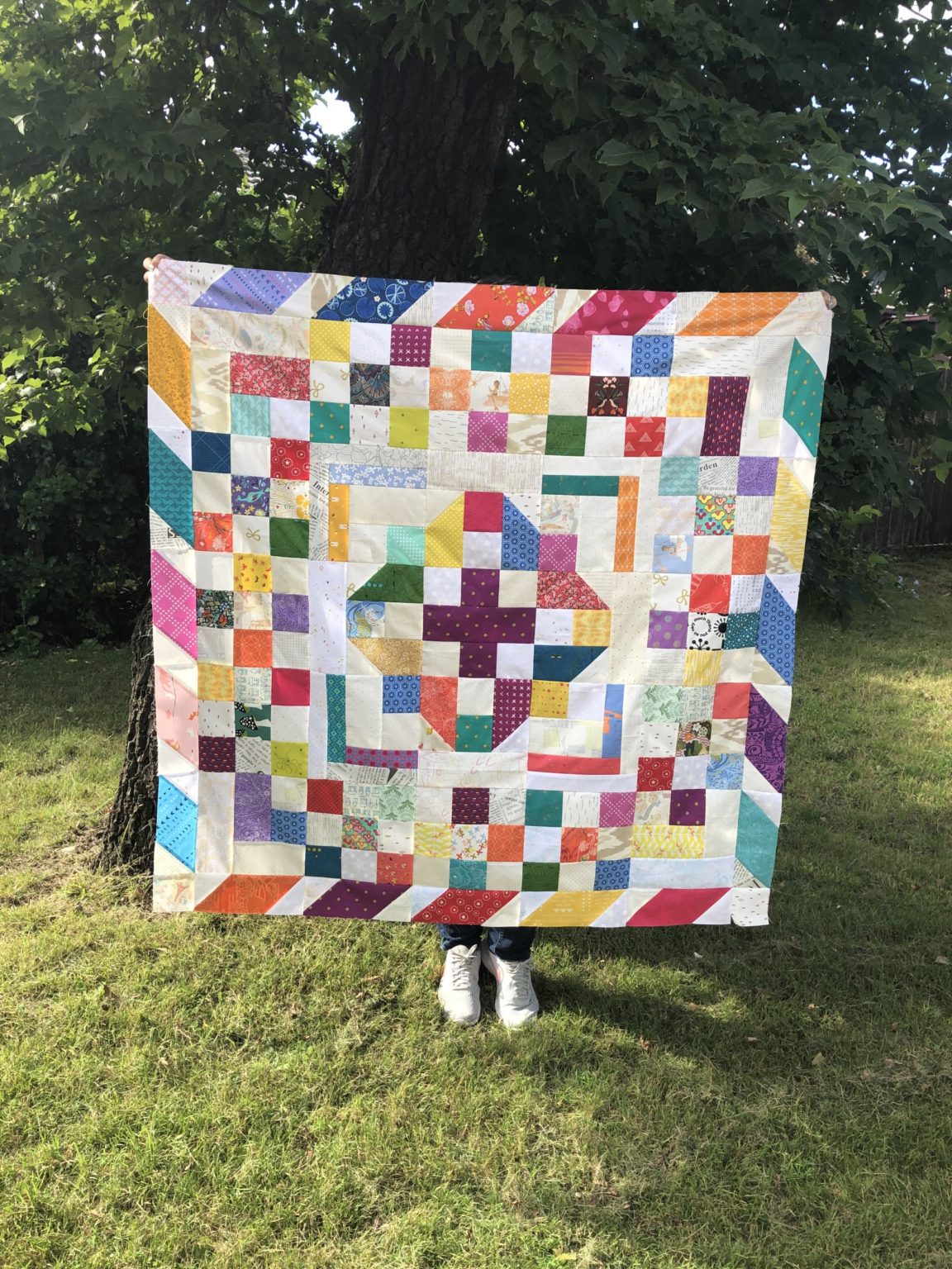 Happy Scrappy Qal Ribbon Border Blossom Heart Quilts