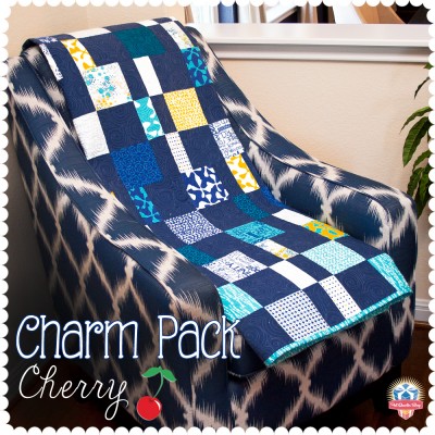 Charm Pack Cherry Quilt - A Free Charm Pack Quilt Pattern
