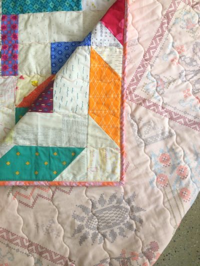 My Happy Scrappy Quilt Finish - Blossom Heart Quilts